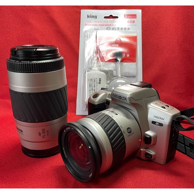 完動品 MINOLTA α360si フィルム 一眼レフカメラ ダブルレンズ | フリマアプリ ラクマ