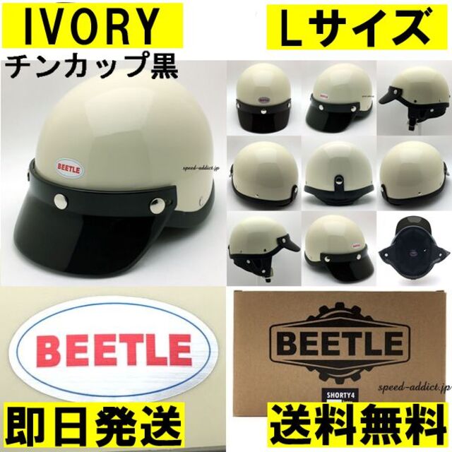 オーシャンビートル shorty4 茶 マルーン L チンカップ白 BEETLE - www