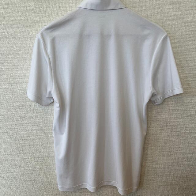 UNIQLO(ユニクロ)のUNIQLO メンズポロシャツ　白　Mサイズ　【ユニクロ】 メンズのトップス(ポロシャツ)の商品写真