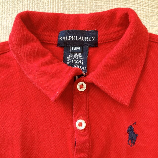 Ralph Lauren(ラルフローレン)のラルフローレン 半袖ポロシャツ キッズ/ベビー/マタニティのベビー服(~85cm)(シャツ/カットソー)の商品写真