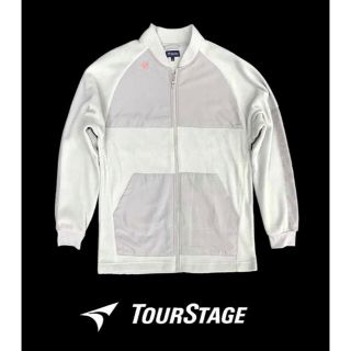 ツアーステージ(TOURSTAGE)の【BRIDGESTONEゴルフ/TOURSTAGE】切り替えフリースジャケットM(ウエア)