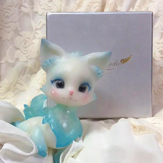 エンジェルスタジオ　雪狐　cocoriang  ブライス  プーリップ ハンドメイドのぬいぐるみ/人形(人形)の商品写真