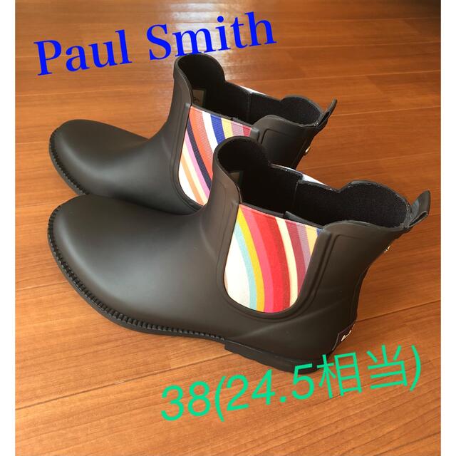 ○★新品 未使用 Paul Smith エリー レインブーツ 定番長靴 スワール