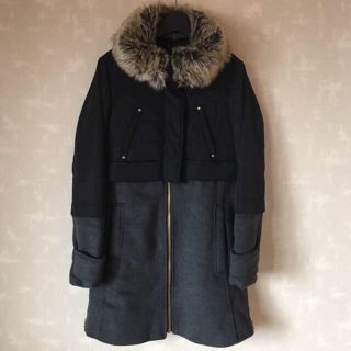 ザラ(ZARA)のZARA 3way 異素材 sacai ファー(ロングコート)