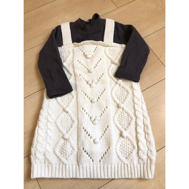 petit main(プティマイン)のプティマイン ワンピース90 キッズ/ベビー/マタニティのキッズ服女の子用(90cm~)(ワンピース)の商品写真