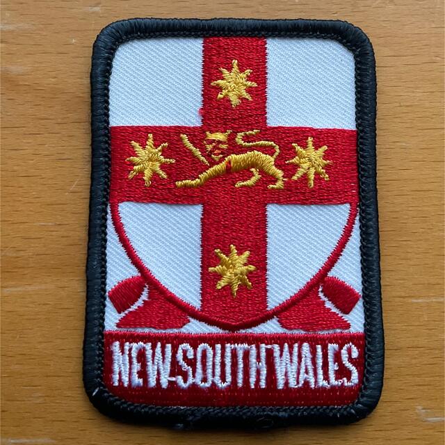 Newsouthwales の紋章◆刺繍用バッチ　ワッペン　アップリケ◆未使用 ハンドメイドのキッズ/ベビー(ファッション雑貨)の商品写真