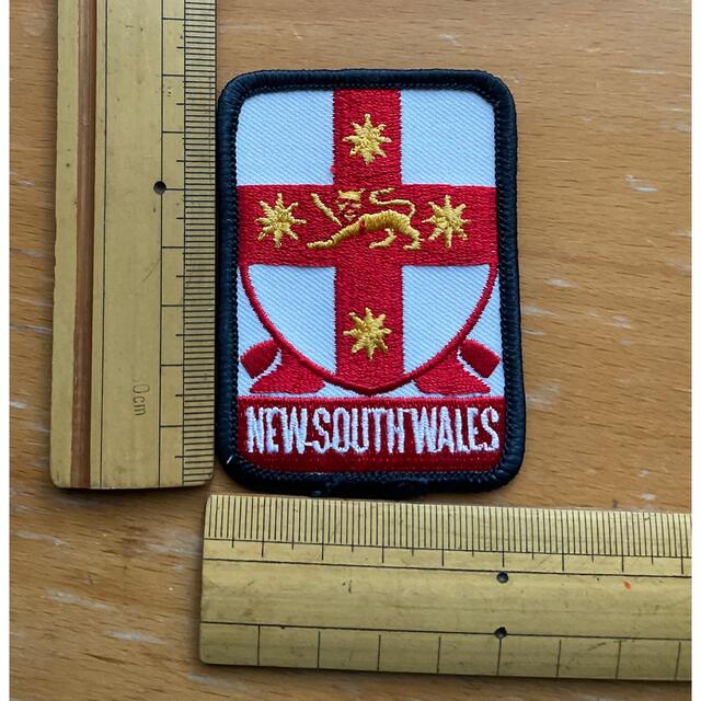 Newsouthwales の紋章◆刺繍用バッチ　ワッペン　アップリケ◆未使用 ハンドメイドのキッズ/ベビー(ファッション雑貨)の商品写真