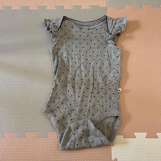 ベビーギャップ(babyGAP)のgap ロンパース ドット グレー子供服(ロンパース)