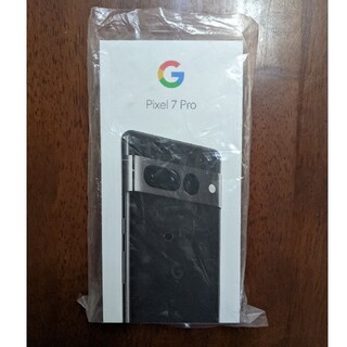 新品未使用 Google Pixel7 Pro 128GB Obsidian