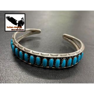 Indian - インディアンジュエリー ターコイズ バングル ブレスレット