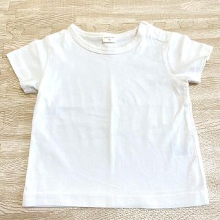 アカチャンホンポ(アカチャンホンポ)のアカチャンホンポ　赤ちゃん本舗　Tシャツ　無地　白　ホワイト　半袖　90(Tシャツ/カットソー)