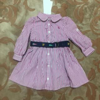 ラルフローレン(Ralph Lauren)のラルフローレン 新品シャツワンピ 80(ワンピース)