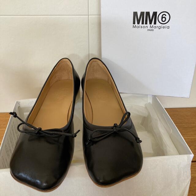 MM6(エムエムシックス)のMM6 BALLET SHOES 37.0 ほぼ未使用　裏張り済み☆ レディースの靴/シューズ(バレエシューズ)の商品写真