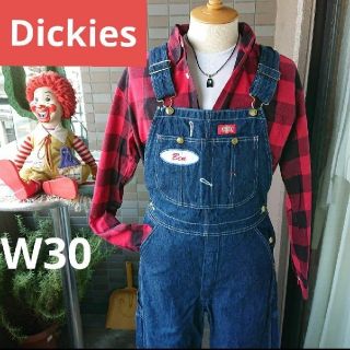 ディッキーズ(Dickies)のo18 Dickies ディッキーズ デニムオーバーオール W30 メキシコ製(サロペット/オーバーオール)