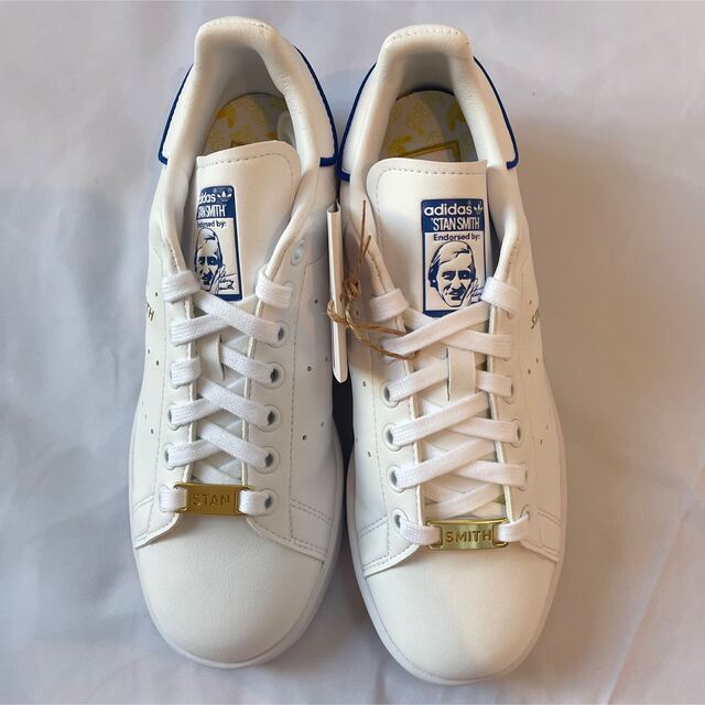 レディース【新品】 アディダス STAN SMITH GW0489 青 23.5cm