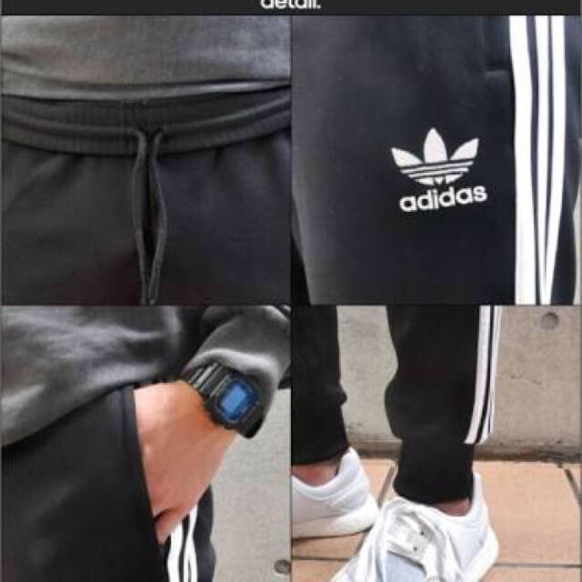 adidas(アディダス)の残3 黒 sst Cuffed Track Pants Ｍサイズ メンズのパンツ(その他)の商品写真