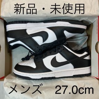 ナイキ(NIKE)の【ゆーや様】ナイキ ダンク ロー パンダ ブラック ホワイト レトロ 白 黒(スニーカー)