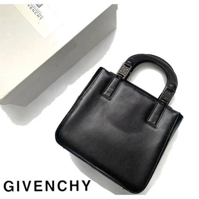 GIVENCHY(ジバンシィ)のGIVENCHY ジバンシー ハンドバッグ　ロゴ　カバン　レザー　本革　箱付き レディースのバッグ(ハンドバッグ)の商品写真