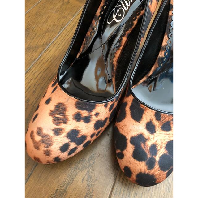 新品未使用❣️Clarksクラークス走れるパンプス レオパード柄 24