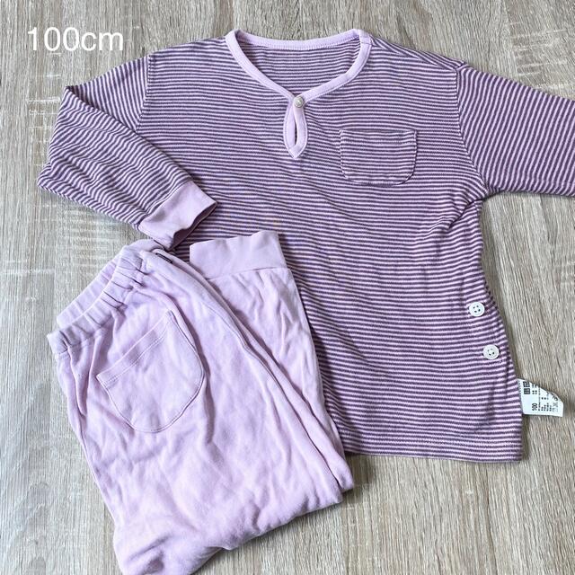 UNIQLO(ユニクロ)の100cm ユニクロ パジャマ ルームウェア キッズ/ベビー/マタニティのキッズ服女の子用(90cm~)(パジャマ)の商品写真