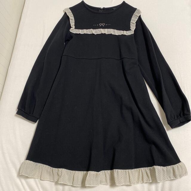 pom ponette(ポンポネット)のポンポネット♡ワンピース 140 キッズ/ベビー/マタニティのキッズ服女の子用(90cm~)(ワンピース)の商品写真