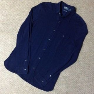 ポロラルフローレン(POLO RALPH LAUREN)のポロ ラルフローレン 長袖シャツ 紺 POLO RALPH LAUREN(シャツ)