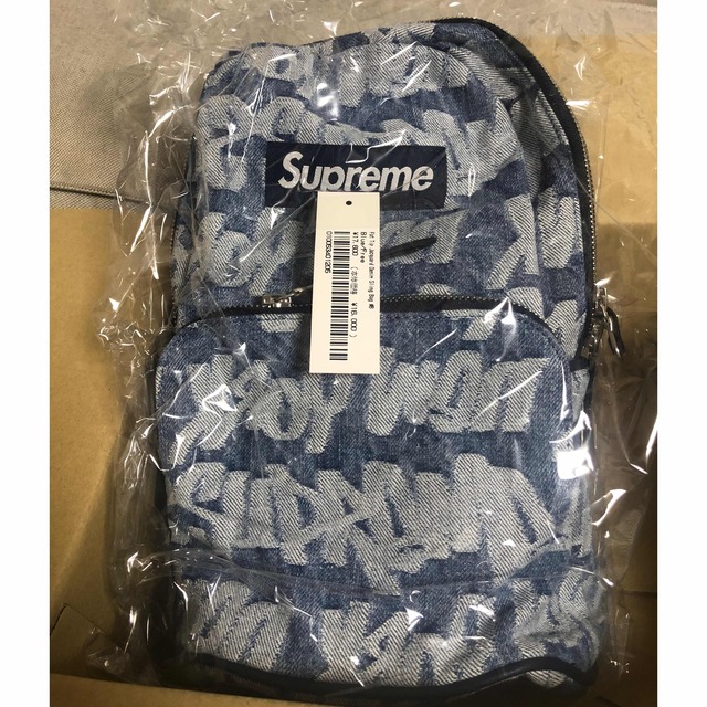 Supreme Fat Tip Jacquard Denim  Bag