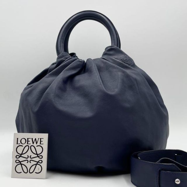 ✨美品✨ ロエベ バウンスバッグ 2way ナッパレザー アナグラム