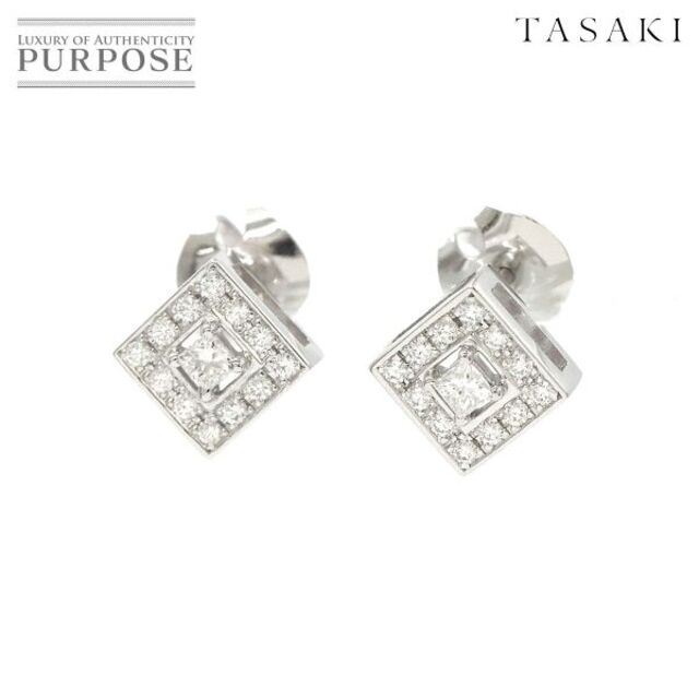 TASAKI - タサキ TASAKI ダイヤ 0.16ct/0.16ct ピアス K18 WG ホワイトゴールド 750 田崎真珠 90170146