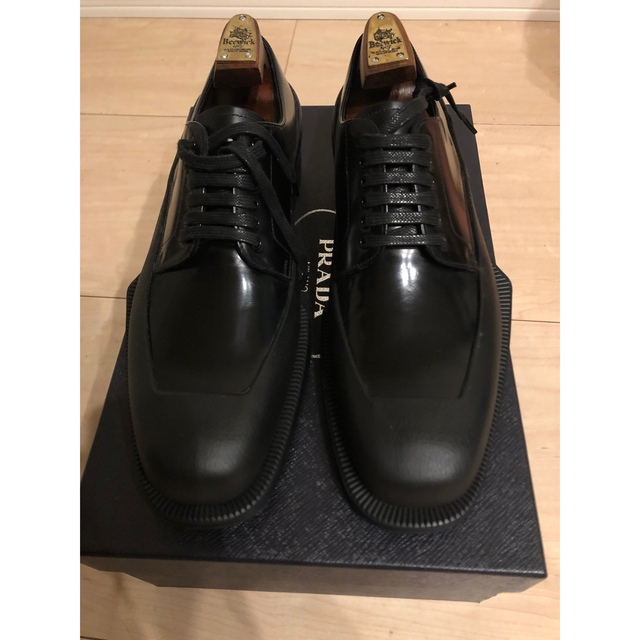 手数料無料!! PRADA プラダ 美品 メンズシューズ ラバーソール roto.boy.jp