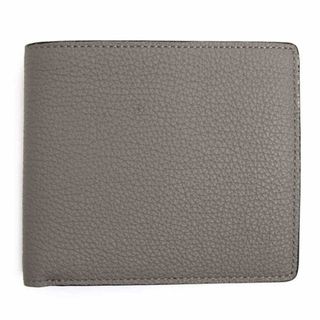 ヒン／hinn 財布 ウォレット メンズ 男性 男性用レザー 革 本革 グレー 灰色  Bifold Wallet German Shrink 小銭入れあり 二つ折り シボ革 シュリンクレザー(長財布)