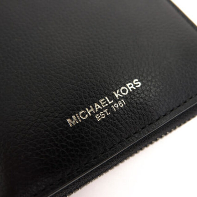 Michael Kors(マイケルコース)のマイケルコース／Michael Kors 長財布 財布 ウォレット メンズ 男性 男性用レザー 革 本革 ブラック 黒  39F5MYTE3L BRYANT ZIP AROUND WALLET ブライアント シボ革 シュリンクレザー ラウンドジップ ラウンドファスナー メンズのファッション小物(長財布)の商品写真