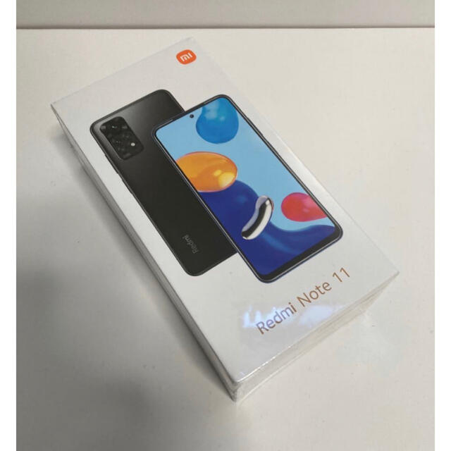 新品未開封SIMフリーXiaomi Redmi Note11 グラファイトグレー 【人気