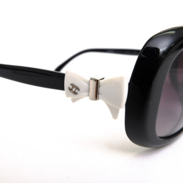 CHANEL(シャネル)のシャネル／CHANEL サングラス 眼鏡 レディース 女性 女性用プラスチック ブラック 黒  5170-A リボンモチーフ レディースのファッション小物(サングラス/メガネ)の商品写真