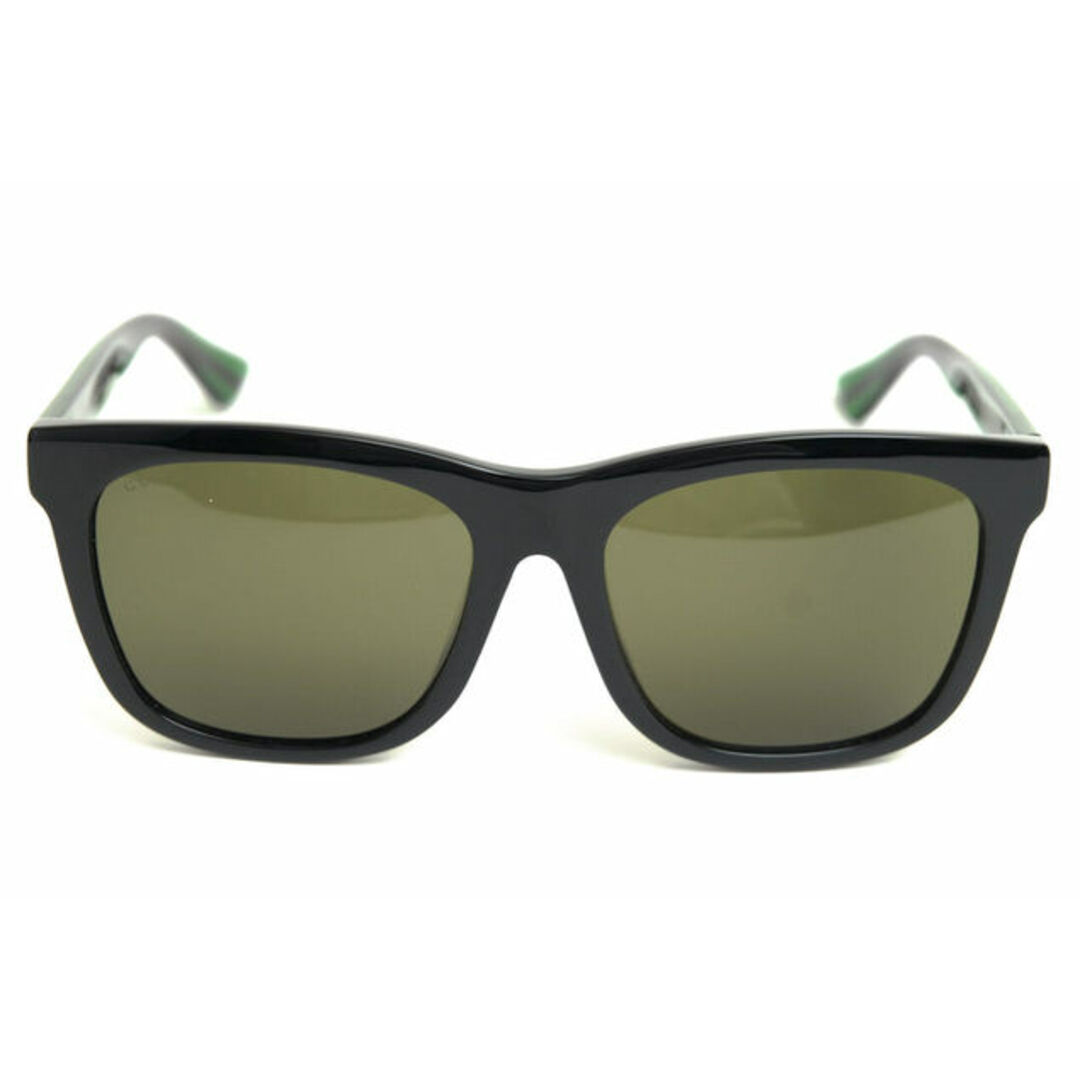 グッチ／GUCCI サングラス 眼鏡 メンズ 男性 男性用プラスチック グリーン 緑 GG0057SK シェリーライン ウエリントンタイプ