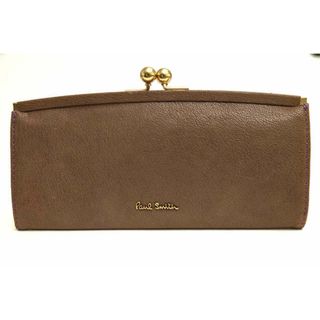 Paul Smith - ポールスミス/Paul Smith 長財布 財布 ウォレット ... 新品Paul Smith牛革可愛いハート&リボン/コントラストリボン/茶ブラウン