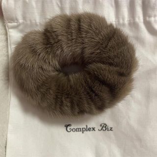 コンプレックスビズ(Complex Biz)の未使用🌟コンプレックスビズ ミンクファー シュシュ(ヘアゴム/シュシュ)