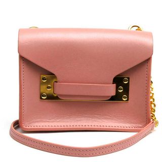 ソフィーヒュルム(SOPHIE HULME)のソフィーヒュルム／Sophie Hulme バッグ ショルダーバッグ 鞄 レディース 女性 女性用レザー 革 本革 ピンク  BG004LE ALBION MINI ENVELOPE BAG アルビオン エンベローブ (ショルダーバッグ)