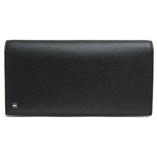 バリー(Bally)のバリー／BALLY 長財布 財布 ウォレット メンズ 男性 男性用レザー 革 本革 ブラック 黒  GALIRO 小銭入れあり 二つ折り シボ革 シュリンクレザー(長財布)