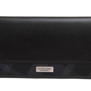 ブラックレーベルクレストブリッジ(BLACK LABEL CRESTBRIDGE)のブラックレーベル・クレストブリッジ／BLACK LABEL CRESTBRIDGE 長財布 財布 ウォレット メンズ 男性 男性用ポリエステル ダークブラウン 茶 ブラウン  51214-120-58 トーナルクレストブリッジチェック 小銭入れあり(長財布)