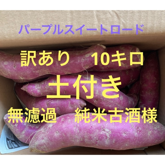 長野県産　パープルスイートロード　訳あり　10キロ 食品/飲料/酒の食品(野菜)の商品写真