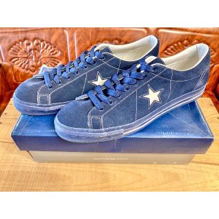 コンバース(CONVERSE)の★希少レア!コンバース ワンスタースエード ネイビー ビンテージ 228★(スニーカー)