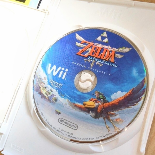 美品★ ゼルダの伝説 スカイウォードソード Wii エンタメ/ホビーのゲームソフト/ゲーム機本体(家庭用ゲームソフト)の商品写真