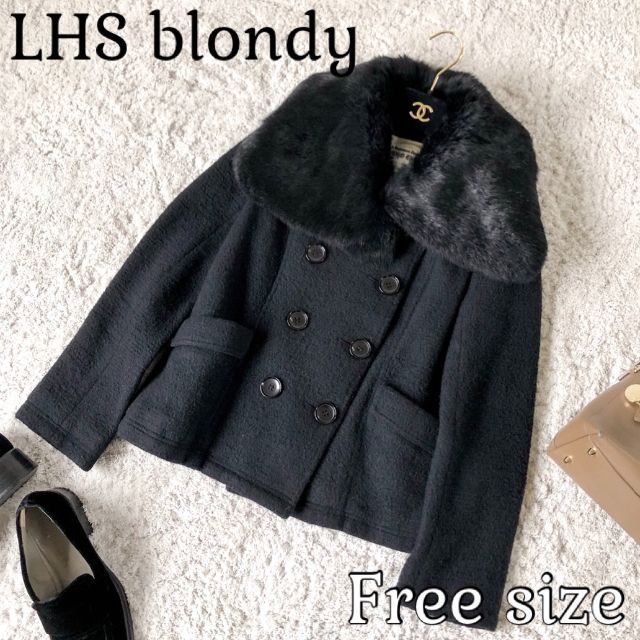 blondy - 【アンゴラ混】LHSblondy ブロンディー ファー付 アンゴラ