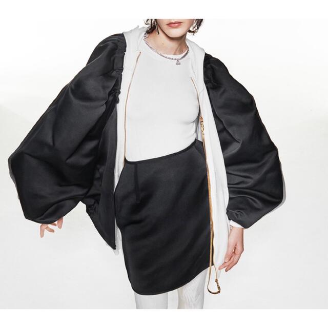新品・XS/S】AZ FACTORYバルーンジャケット/ブラック元値87600