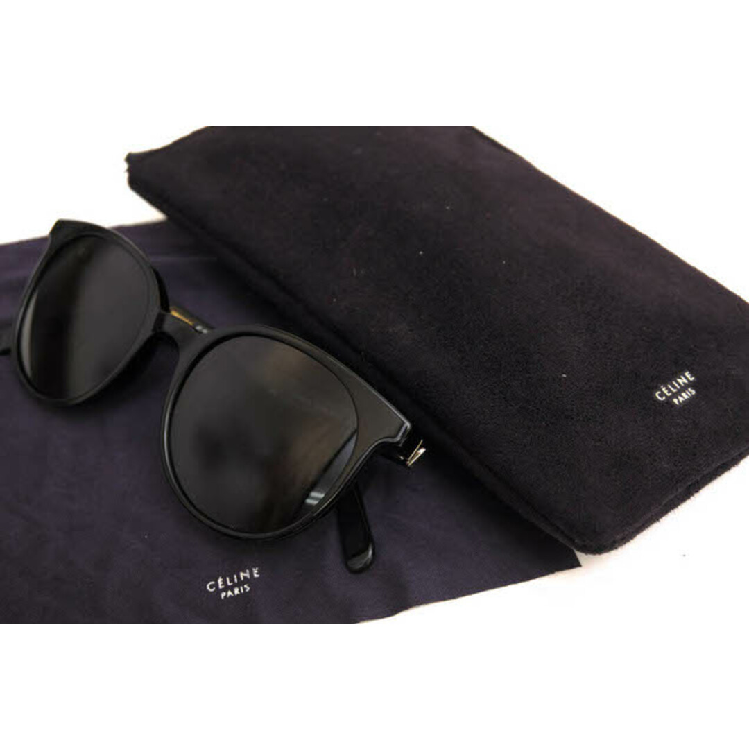 セリーヌ/CELINE サングラス 眼鏡 レディース 女性 女性用プラスチック ブラック 黒 CL 41067/S THIN MARY SMALL ボストンウェリントン