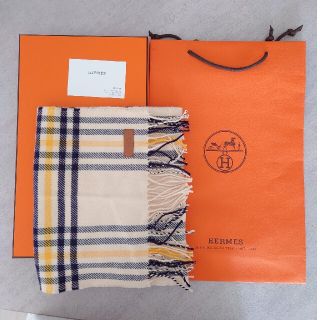 エルメス(Hermes)のHERMESカシミアマフラー(マフラー/ショール)