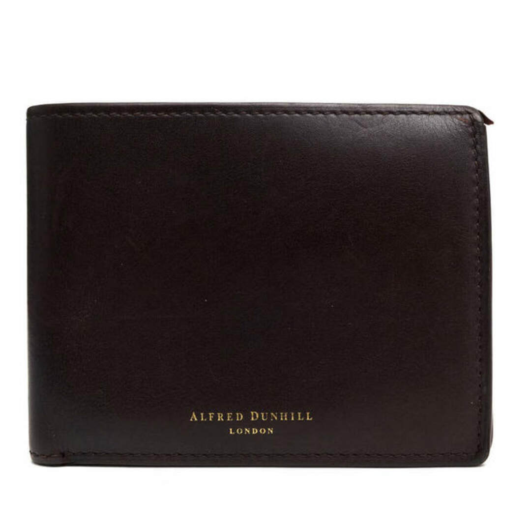 ダンヒル／Dunhill 財布 ウォレット メンズ 男性 男性用レザー 革 本革 ダークブラウン 茶 ブラウン DUKE 6CC Billford  Wallet デューク 小銭入れあり 二つ折り | フリマアプリ ラクマ