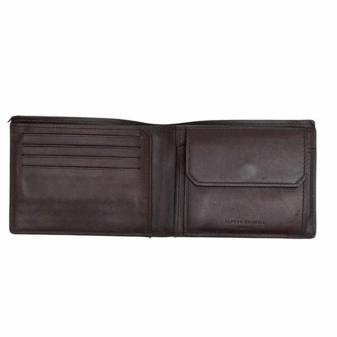 ダンヒル／Dunhill 財布 ウォレット メンズ 男性 男性用レザー 革 本革 ダークブラウン 茶 ブラウン DUKE 6CC Billford  Wallet デューク 小銭入れあり 二つ折り