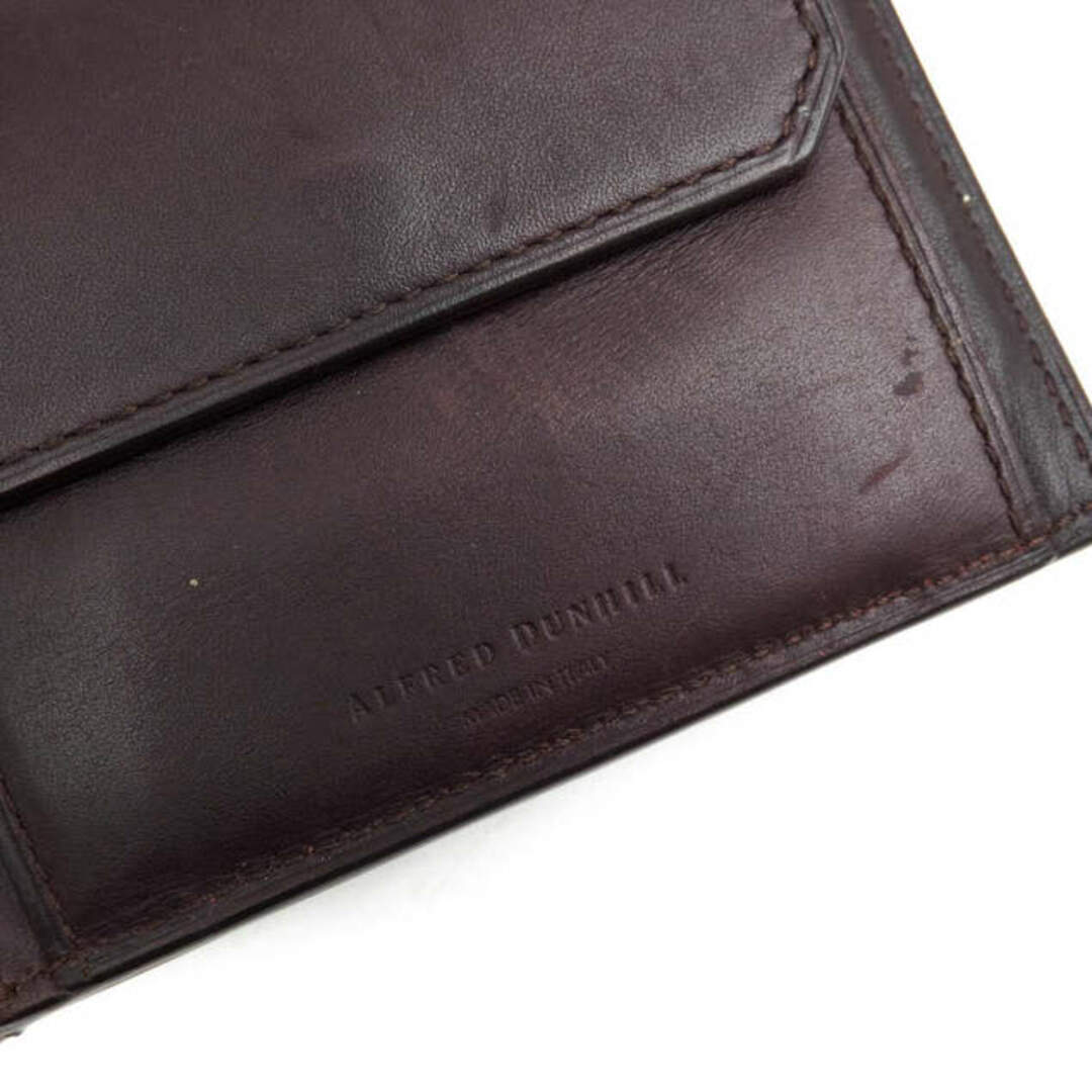 ダンヒル/Dunhill 財布 ウォレット メンズ 男性 男性用レザー 革 本革 ダークブラウン 茶 ブラウン DUKE 6CC Billford Wallet デューク 小銭入れあり 二つ折り